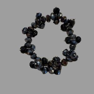 Elegant Black Beaded Bracelet